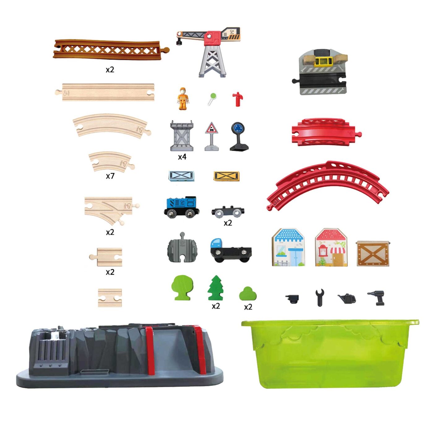 お片付けボックスレールセット | CATALOG | Hape | ブランド一覧