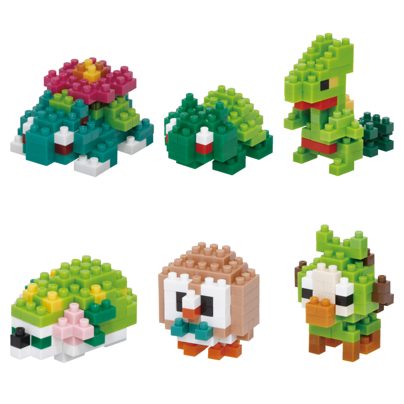 ミニナノ ポケットモンスター くさタイプ Catalog Nanoblock ブランド一覧 カワダ公式オリジナルブランドサイト