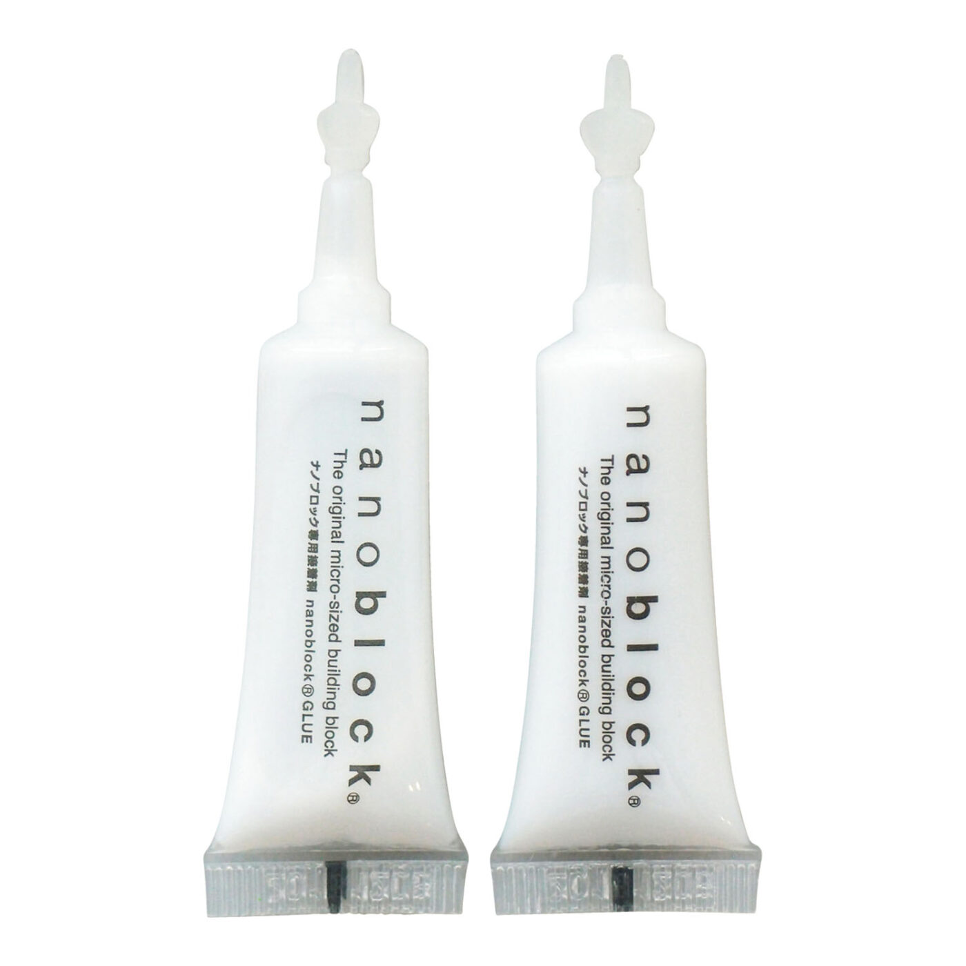 Product image of Single-use type mini-size nanoblock® glue (2 bottles)1