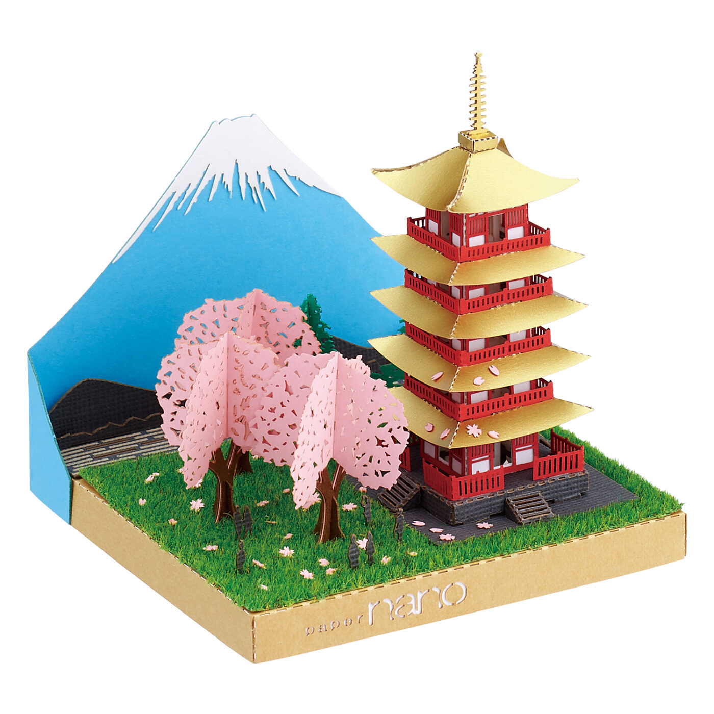 富士の見える五重塔と桜の商品画像2