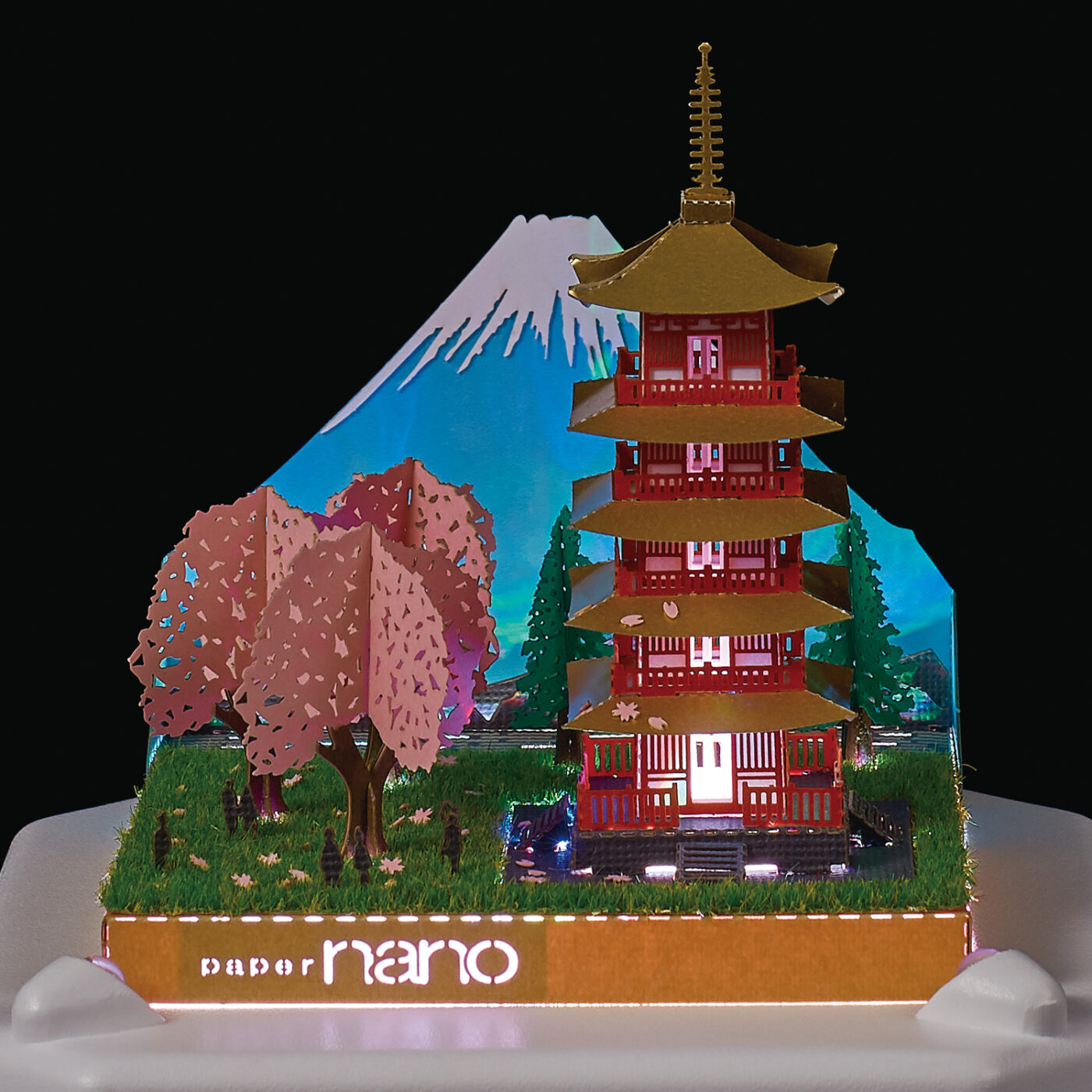 富士の見える五重塔と桜の商品画像3