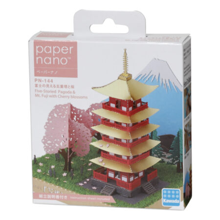 富士の見える五重塔と桜の商品画像5