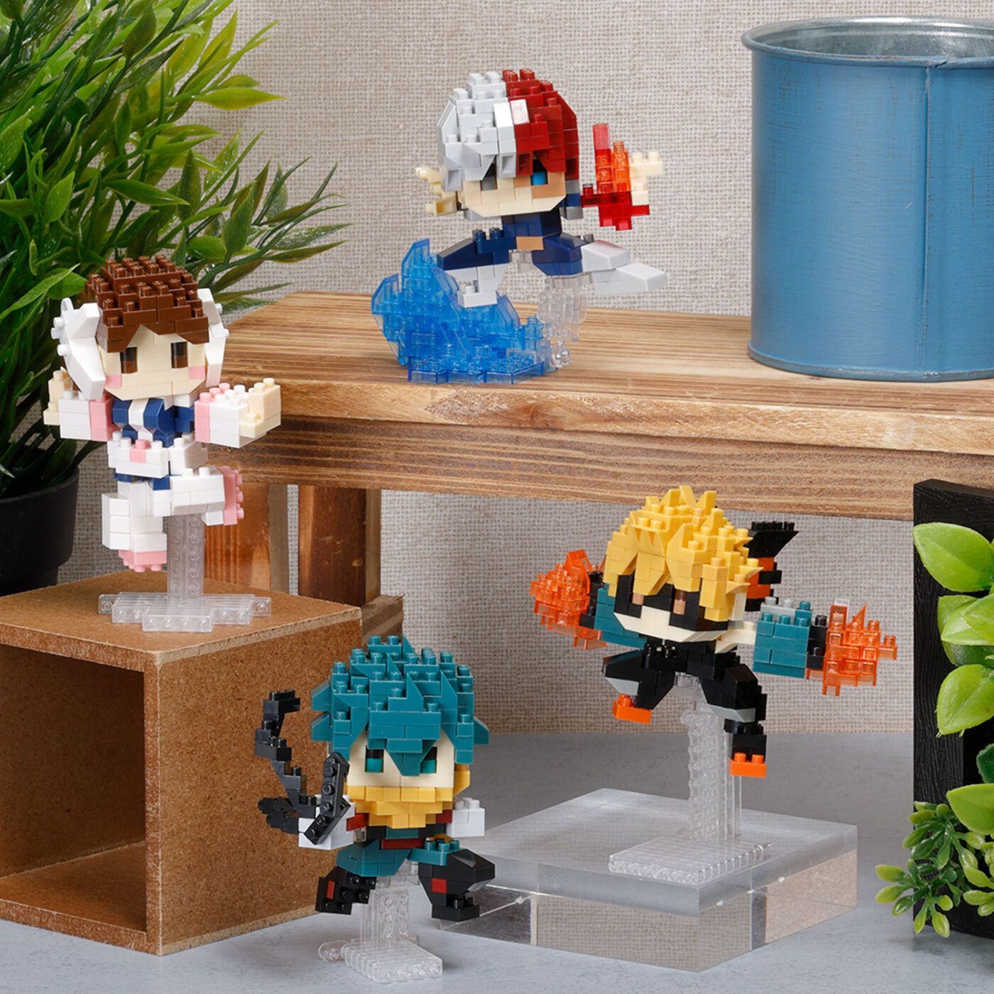 Nanoblock Kawada My Hero Academia – Izuku Midoriya – Kit Da Costruzione Da 220 Pezzi – Difficoltà 3/5 – Collezionabile