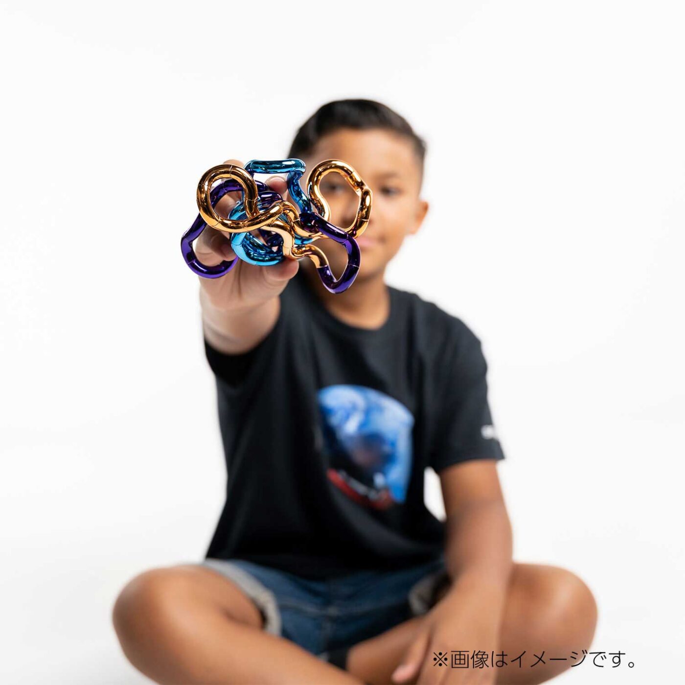 くねくねタングル メタリック　バイオレットの商品画像9