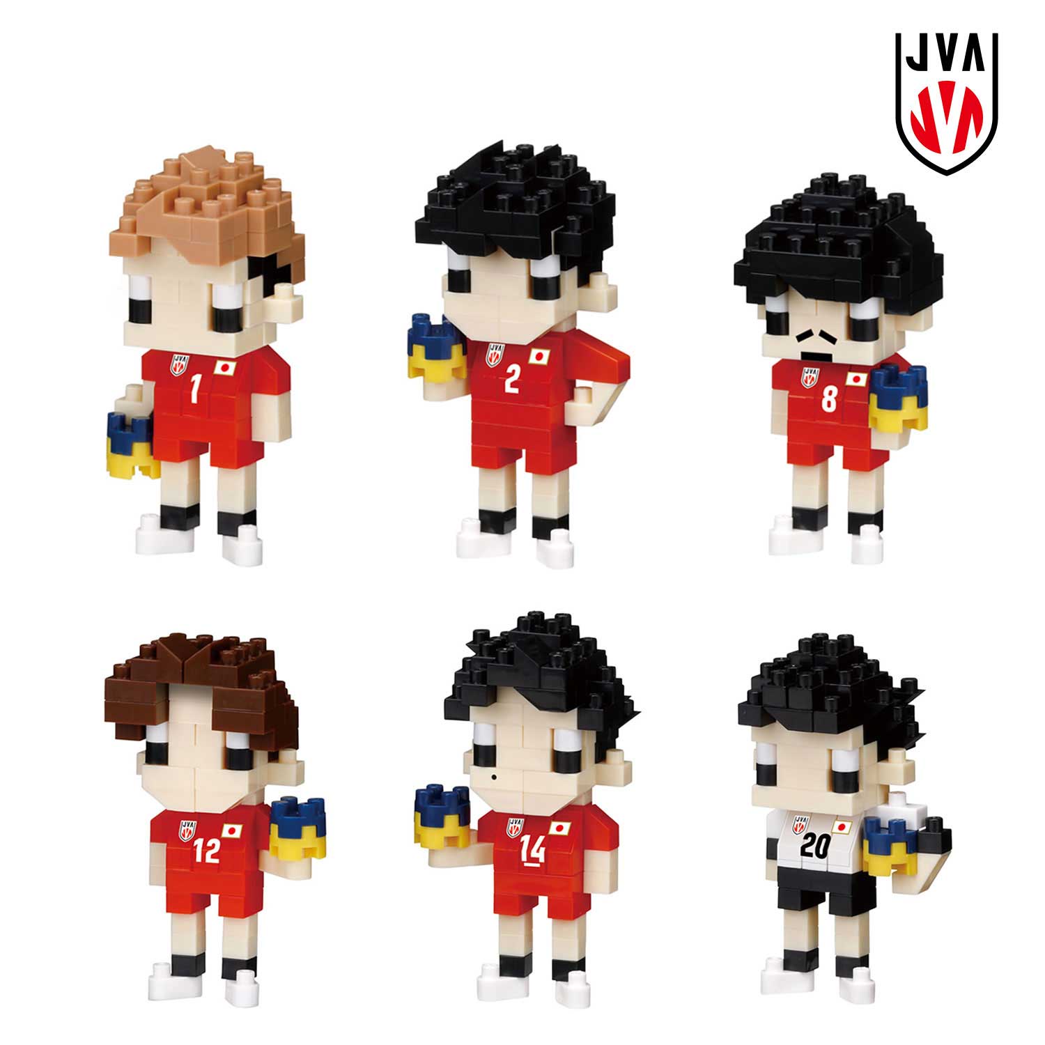 mininano JAPAN NATIONAL VOLLEYBALL TEAM | CATALOG | nanoblock