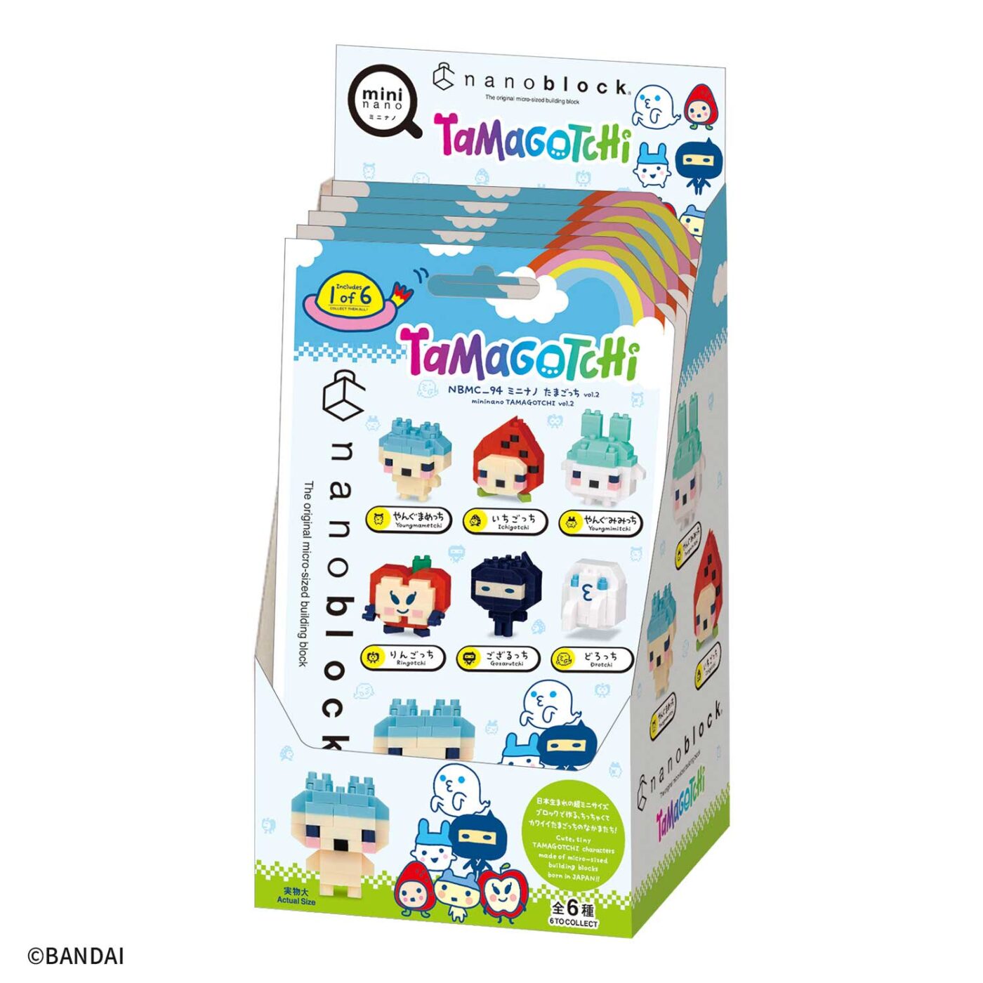 ミニナノ たまごっち vol.2 | CATALOG | nanoblock® | ブランド一覧